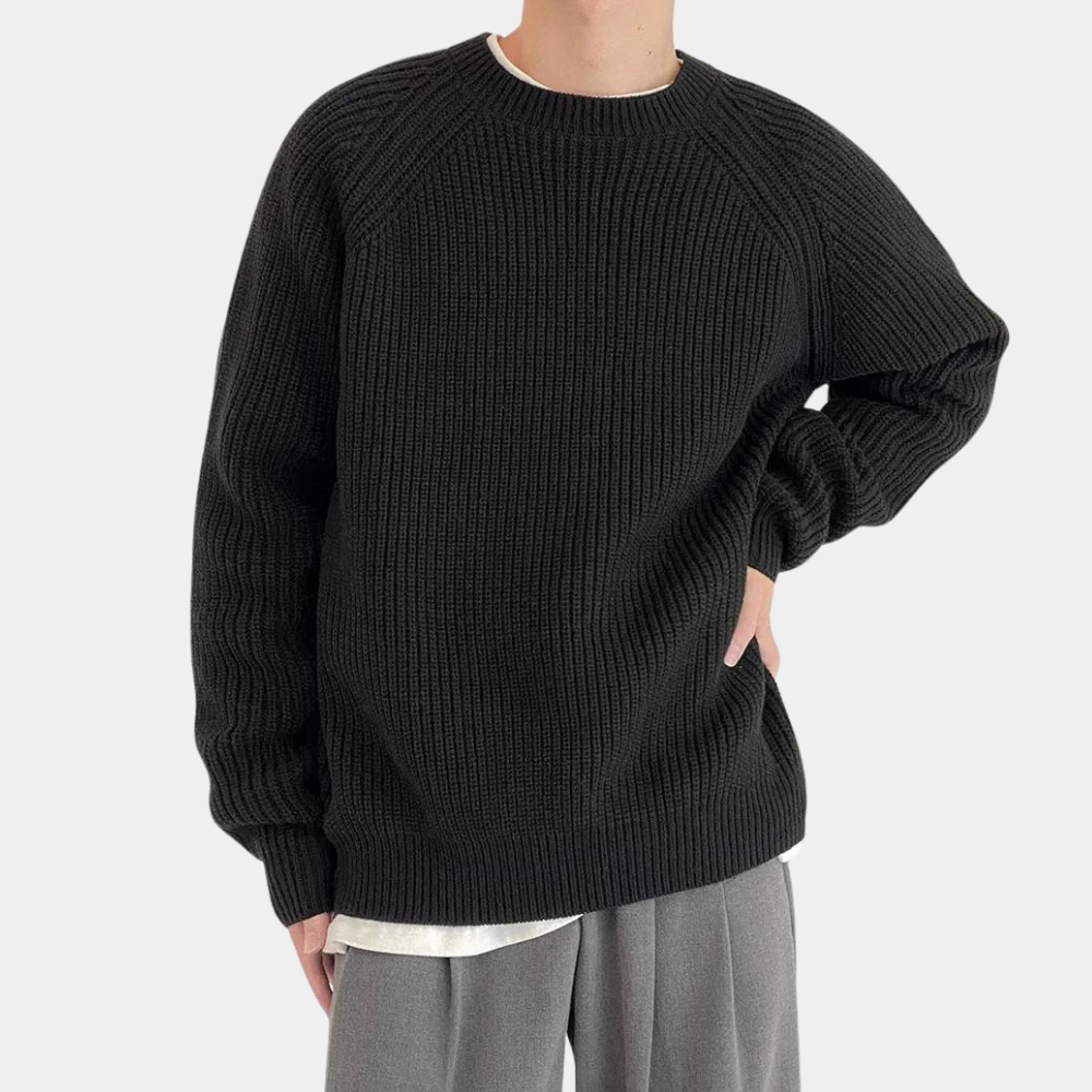 Pull à manches longues décontracté pour hommes 1