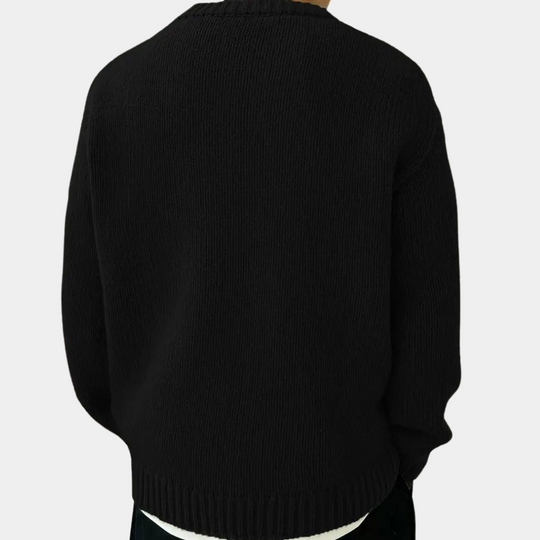 Pull à manches longues décontracté pour hommes 2