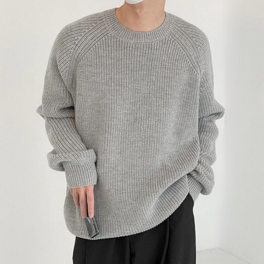 Pull à manches longues décontracté pour hommes 5