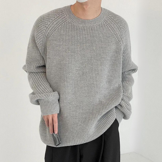 Pull à manches longues décontracté pour hommes 5