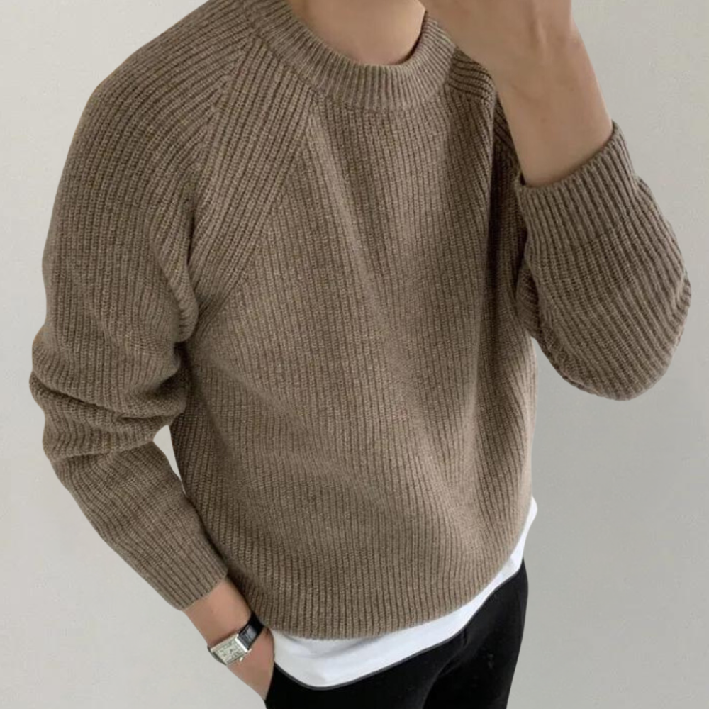 Pull à manches longues décontracté pour hommes 6