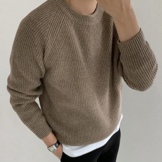 Pull à manches longues décontracté pour hommes 6