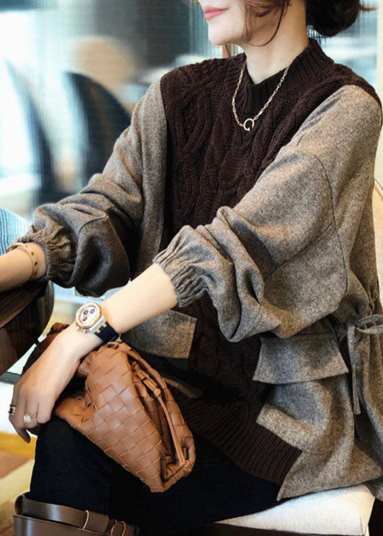 Pull d'Automne Cintré avec Poches 1