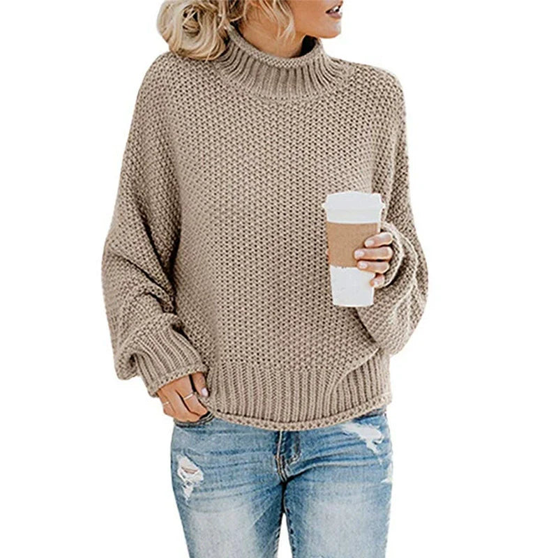 Pull en Tricot Oversized pour Femmes en Laine Épais 2