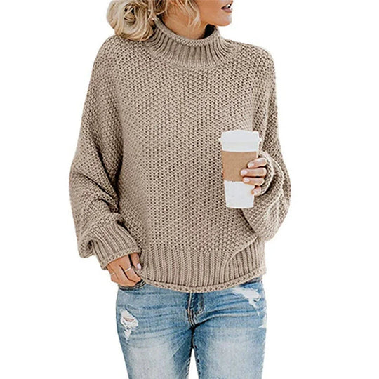 Pull en Tricot Oversized pour Femmes en Laine Épais 2