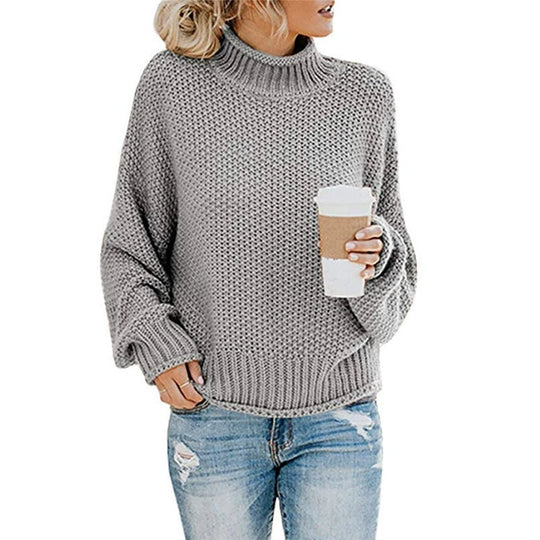 Pull en Tricot Oversized pour Femmes en Laine Épais 3