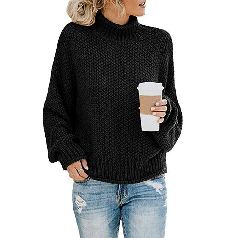Pull en Tricot Oversized pour Femmes en Laine Épais 4