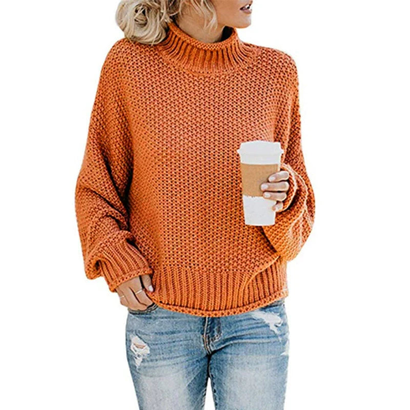 Pull en Tricot Oversized pour Femmes en Laine Épais 5