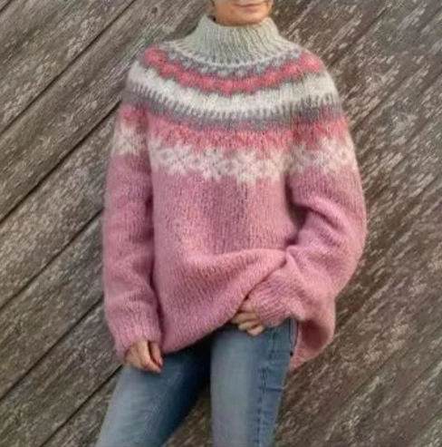 Pull pour Femme à Motif Nordique 3