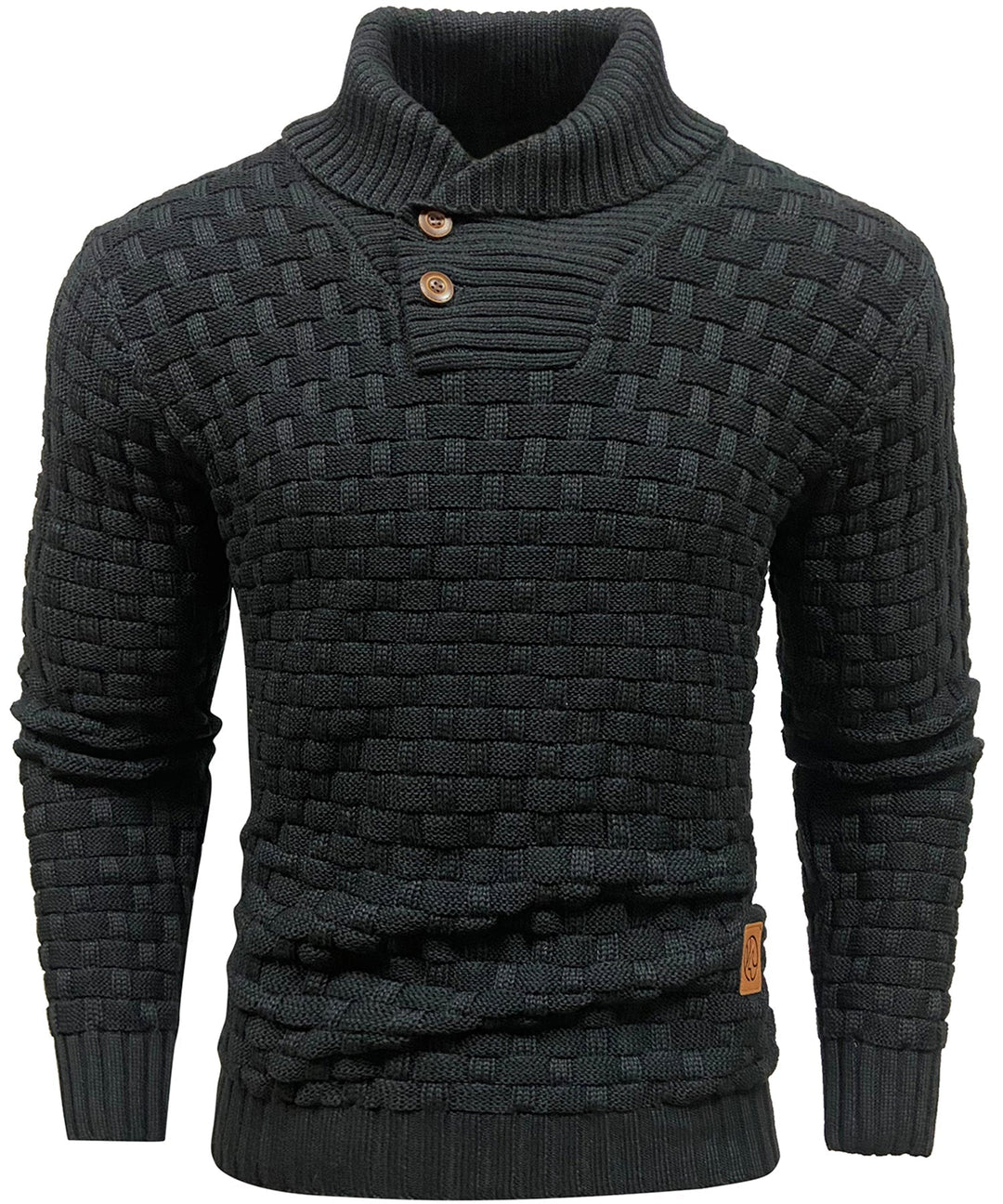 Pull pour Homme Col Montant en Polyester 0