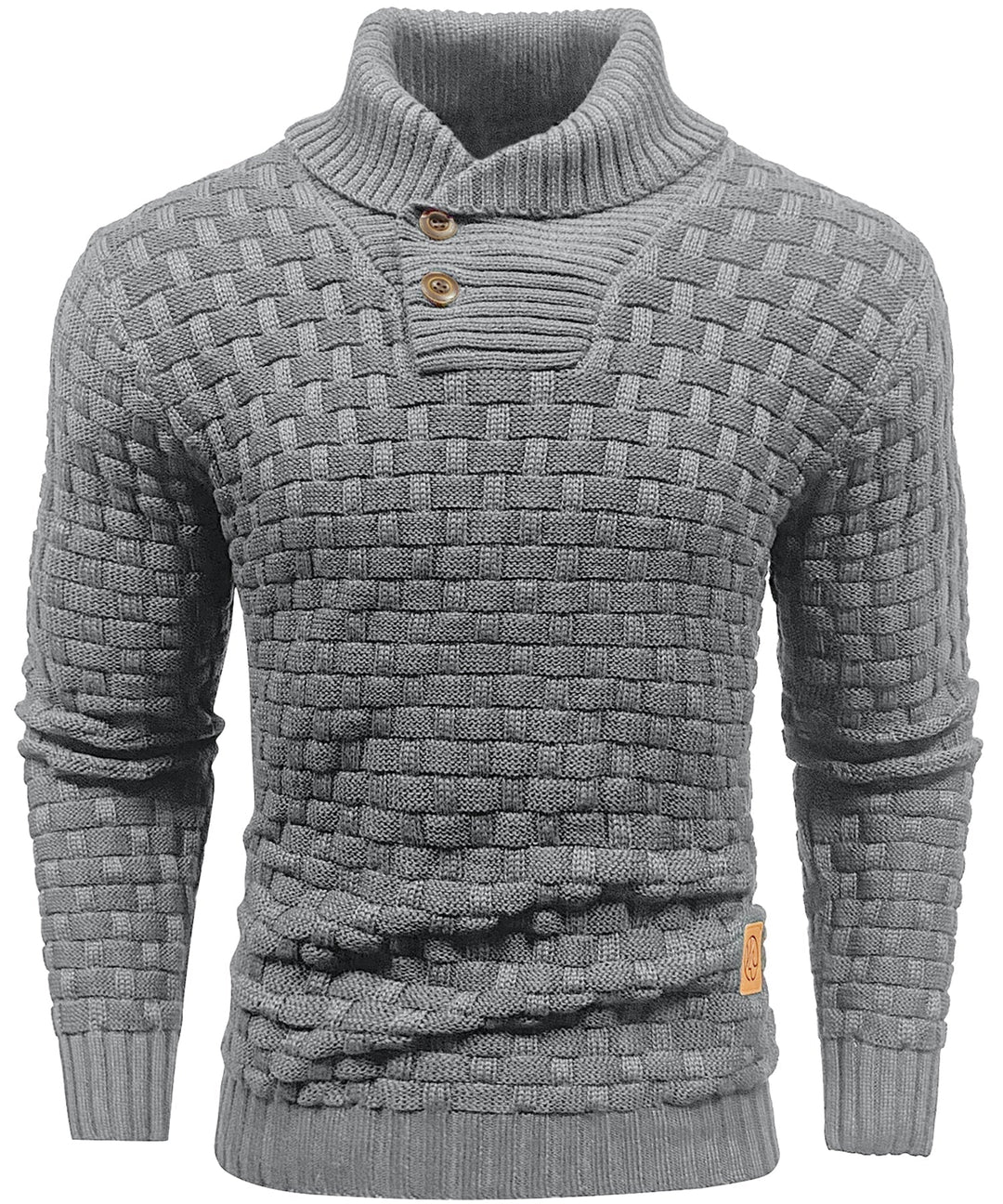 Pull pour Homme Col Montant en Polyester 2