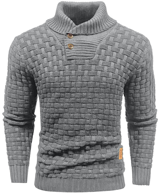 Pull pour Homme Col Montant en Polyester 2