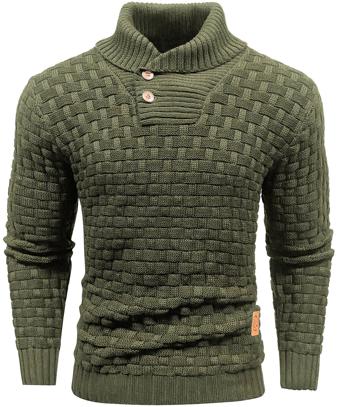 Pull pour Homme Col Montant en Polyester 4