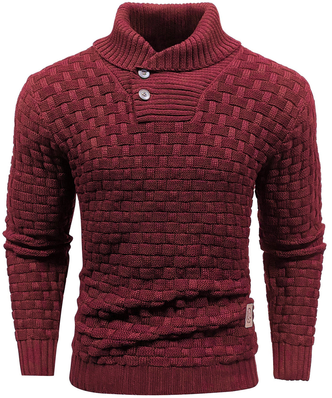 Pull pour Homme Col Montant en Polyester 5