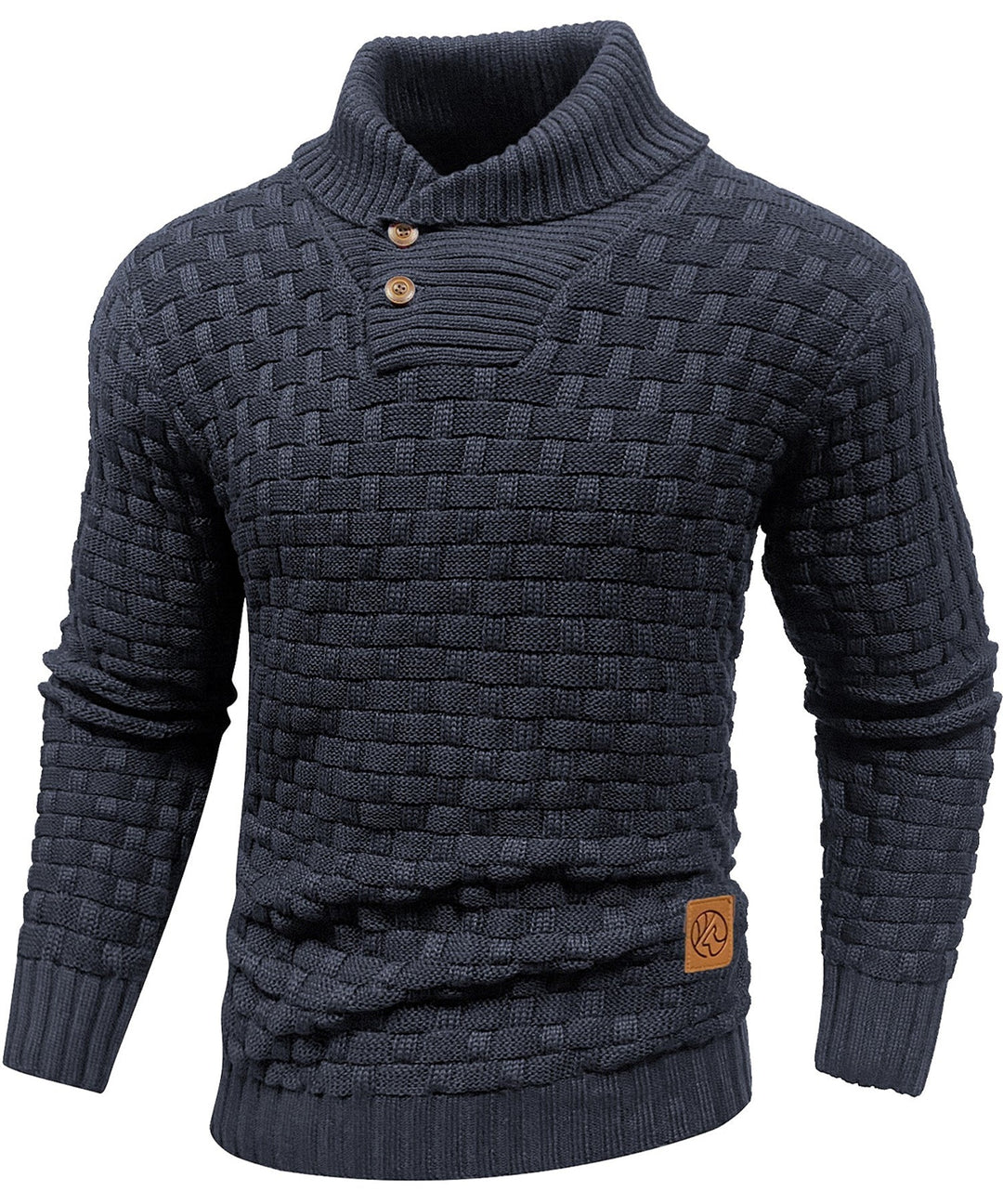 Pull pour Homme Col Montant en Polyester 8