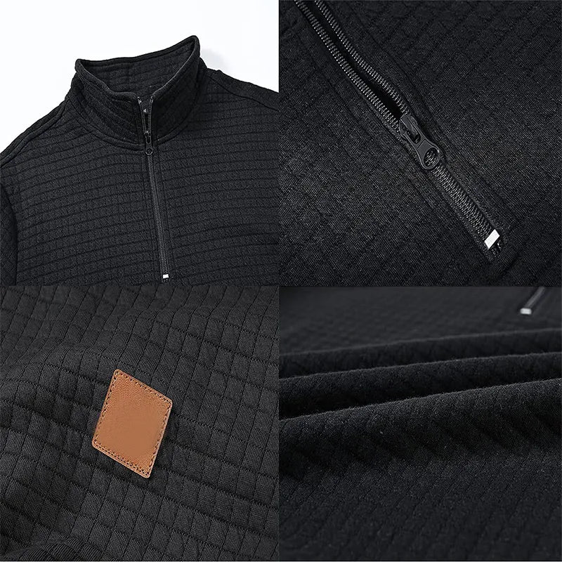 Pull pour Hommes à Demi-Zipper 8