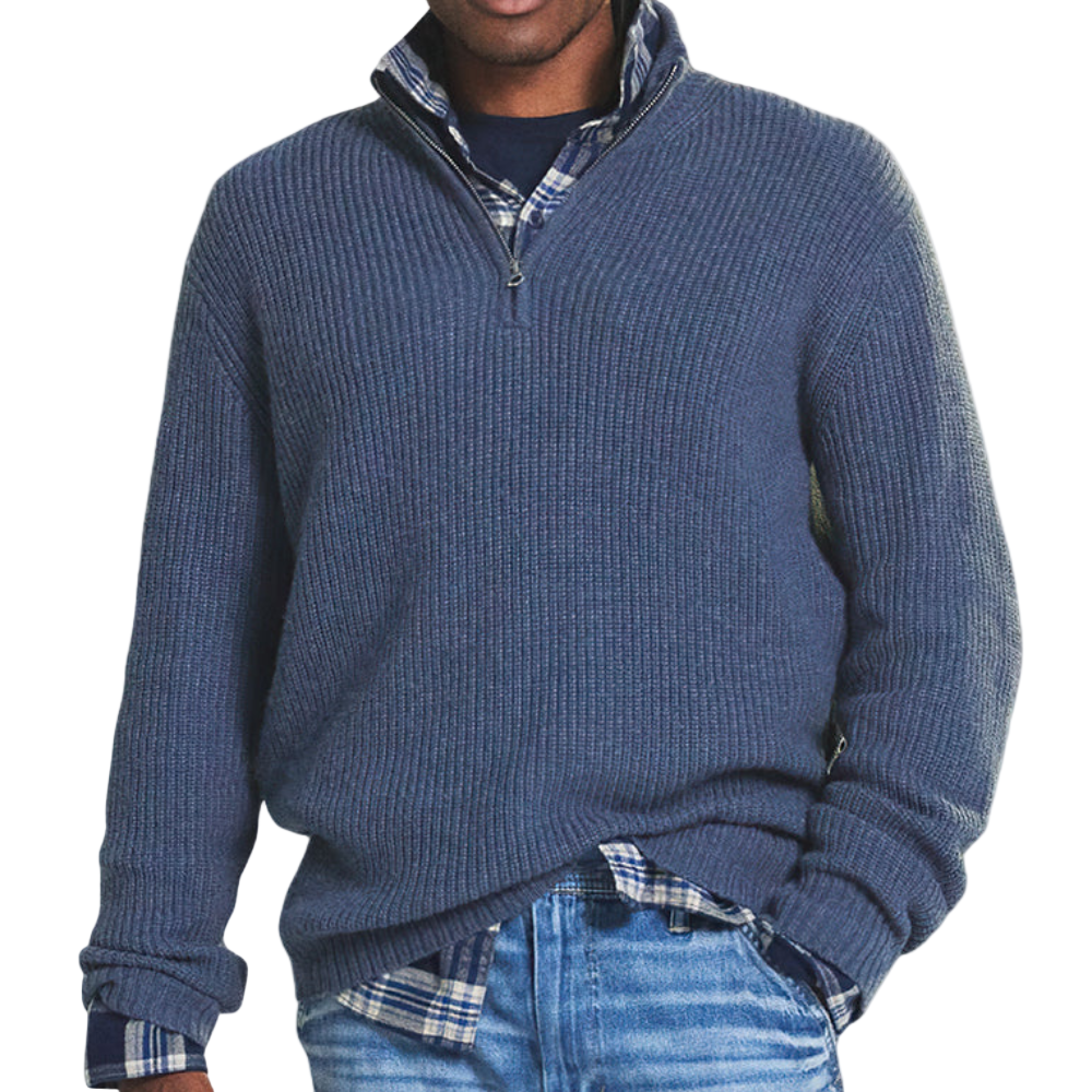 Pull pour hommes classique en tricot 0