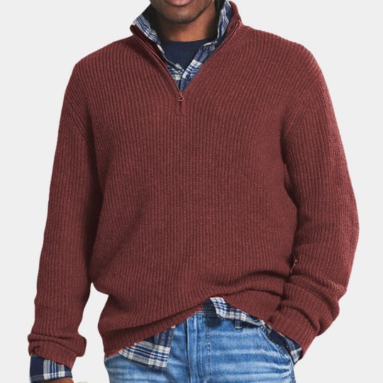Pull pour hommes classique en tricot 3
