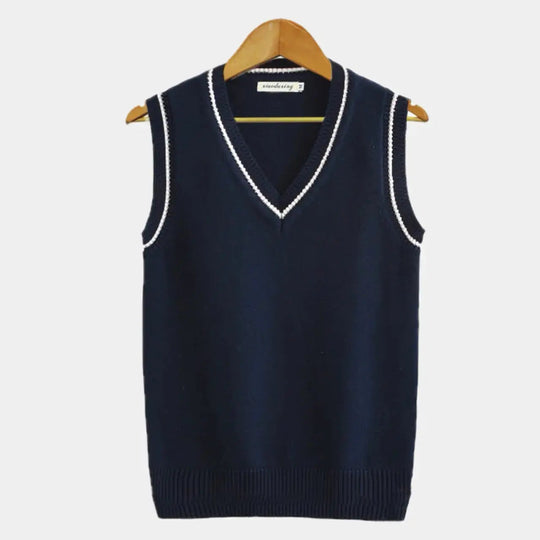 Pull sans manches pour homme Old Money 3