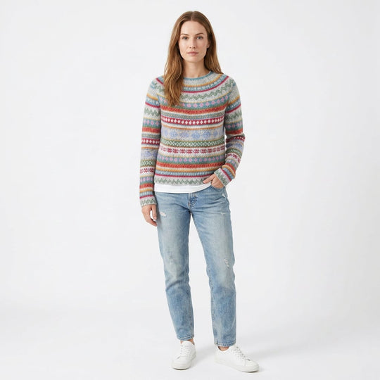 Pull vintage pour femme au design rétro 2