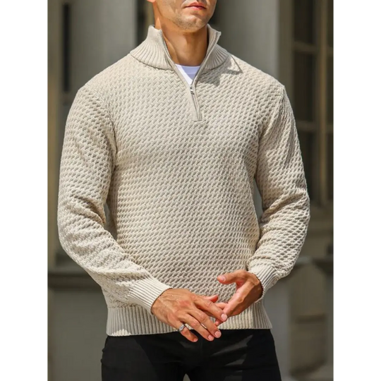 Pull zippé pour homme au style moderne 4