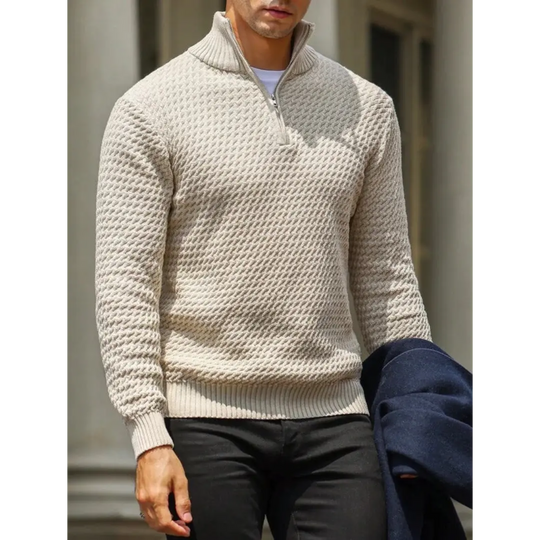 Pull zippé pour homme au style moderne 5