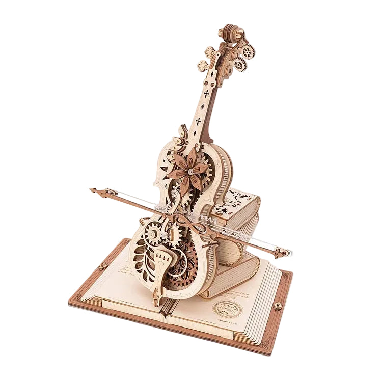 Puzzle 3D Violoncelle Mécanique Artistique pour Passionnés de Musique 0