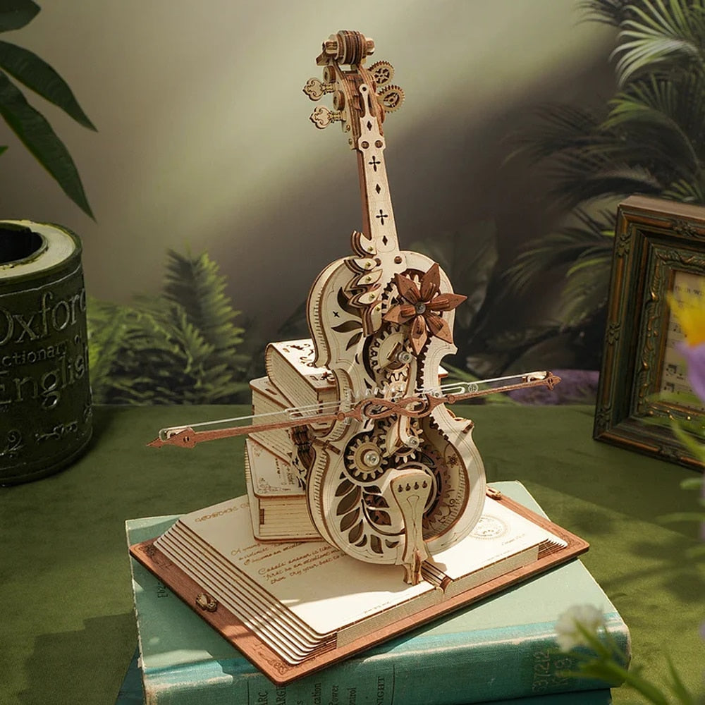 Puzzle 3D Violoncelle Mécanique Artistique pour Passionnés de Musique 2