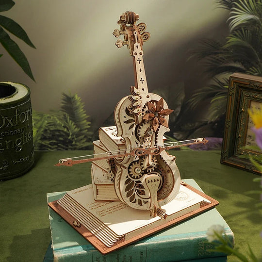 Puzzle 3D Violoncelle Mécanique Artistique pour Passionnés de Musique 2