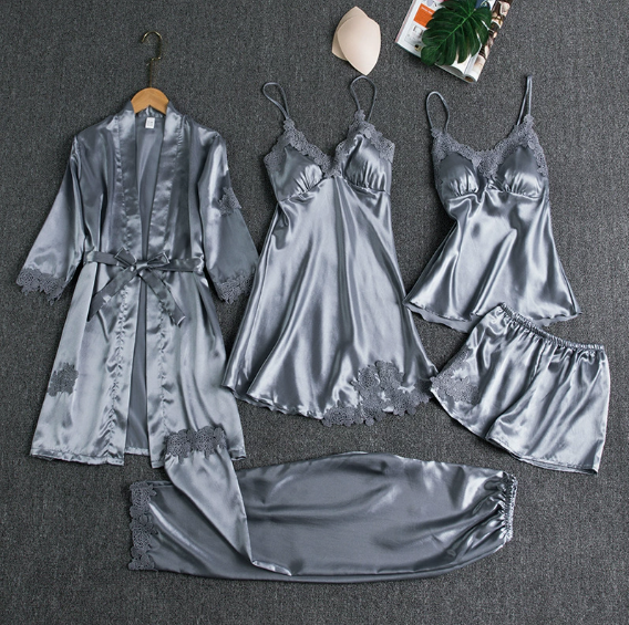Pyjama Femme Chic et Confortable avec Chemise Boutonnée et Pantalon Assorti 9
