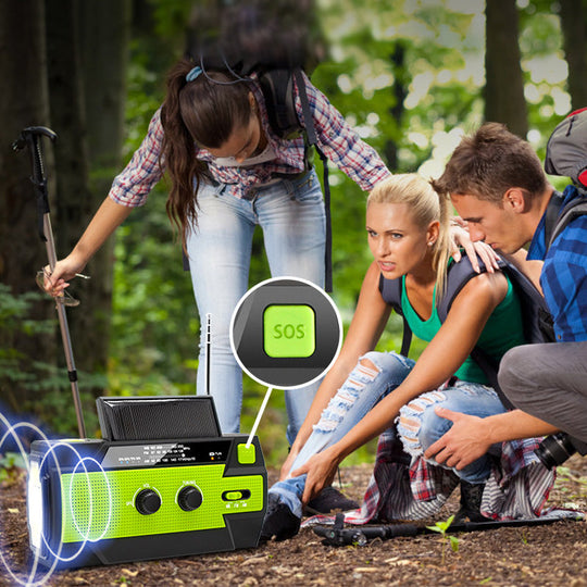 Radio Multifonctionnelle Solaire Portable 4