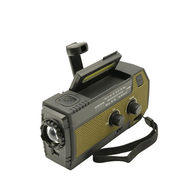 Radio d'urgence Solaire avec Lampe de Poche LED 3