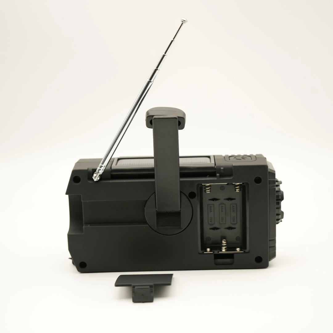 Radio d'urgence Solaire avec Lampe de Poche LED 4