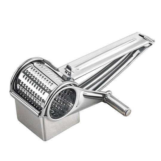Râpe à Fromage Manuelle Rotative Multifonctionnelle Avec Tambours Interchangeables 0