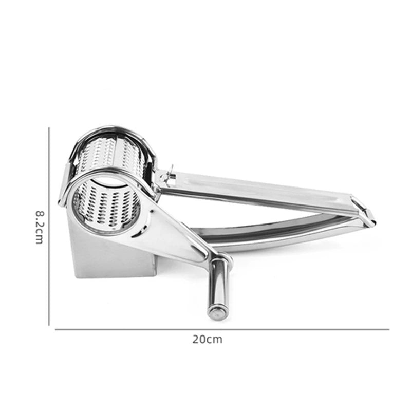 Râpe à Fromage Manuelle Rotative Multifonctionnelle Avec Tambours Interchangeables 7