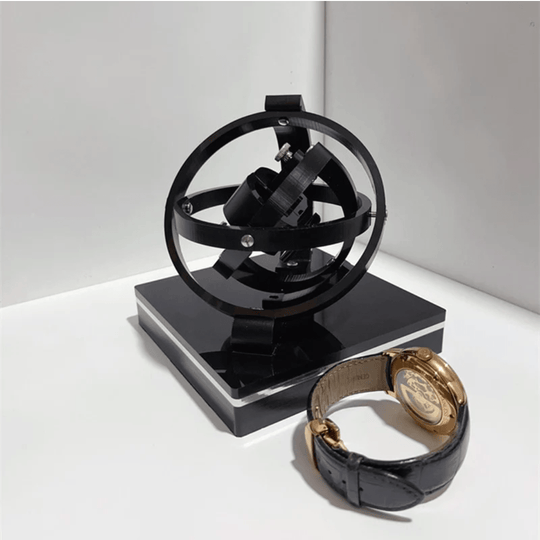 Remontoir Montre Automatique Design Luxe Silencieux avec Modes de Rotation 2