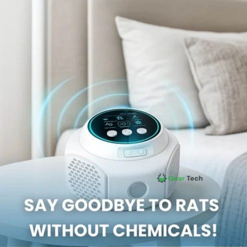 Répulsif Ultrason Anti Souris et Rats Enfichable pour Intérieur et Extérieur 1
