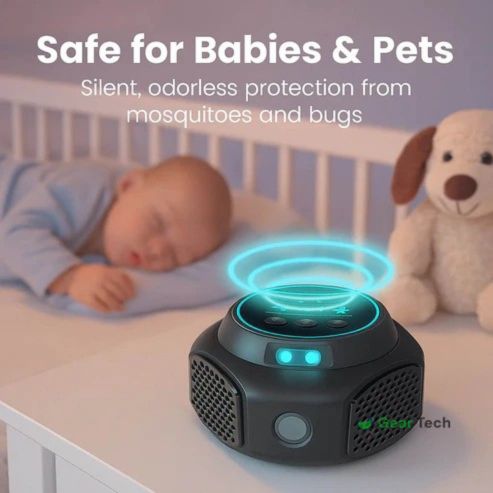 Répulsif Ultrason Anti Souris et Rats Enfichable pour Intérieur et Extérieur 2