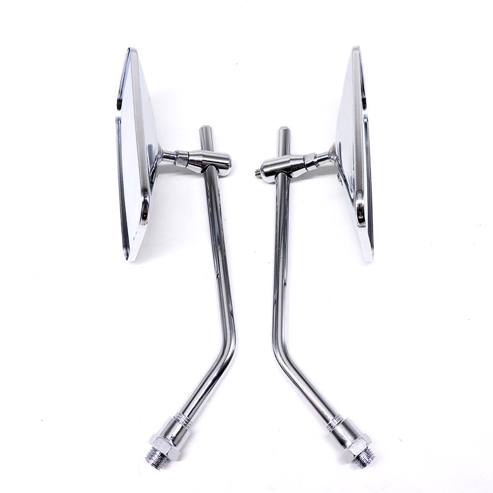 Rétroviseurs de guidon moto réglables style chromé universel 5
