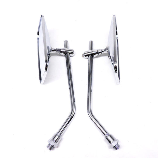 Rétroviseurs de guidon moto réglables style chromé universel 5