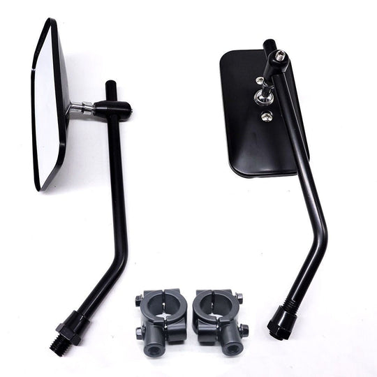 Rétroviseurs de guidon moto réglables style chromé universel 8