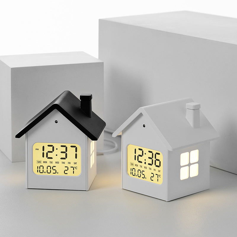 Réveil LED Maison Design Créatif pour Homme et Femme 3