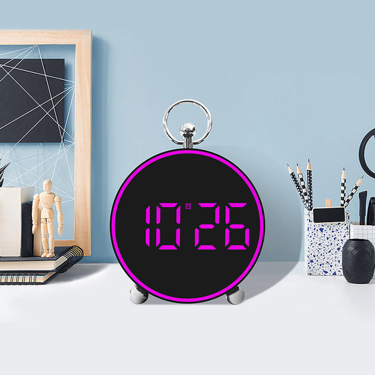 Réveil Numérique LED Compact pour Chambre Moderne 4