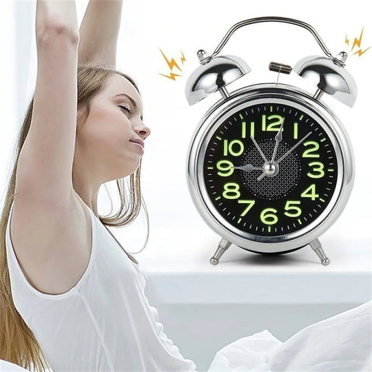 Réveil Rétro à Double Cloche pour Gros Dormeurs 3