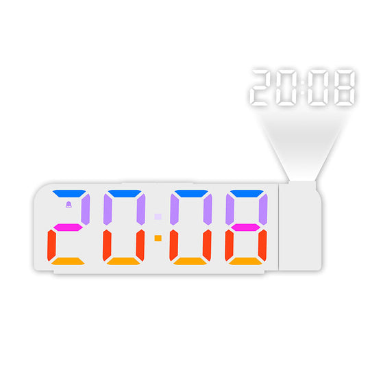Réveil à projection avec affichage LED coloré 0