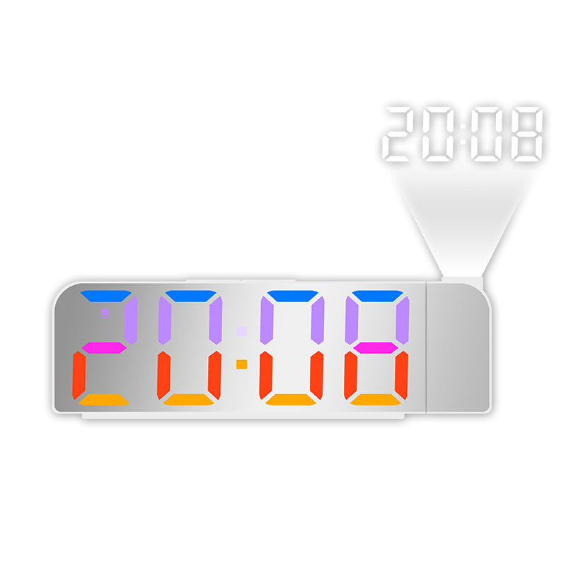Réveil à projection avec affichage LED coloré 6