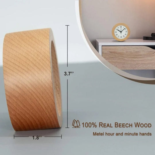 Réveil en Bois Minimaliste pour Chambre 4