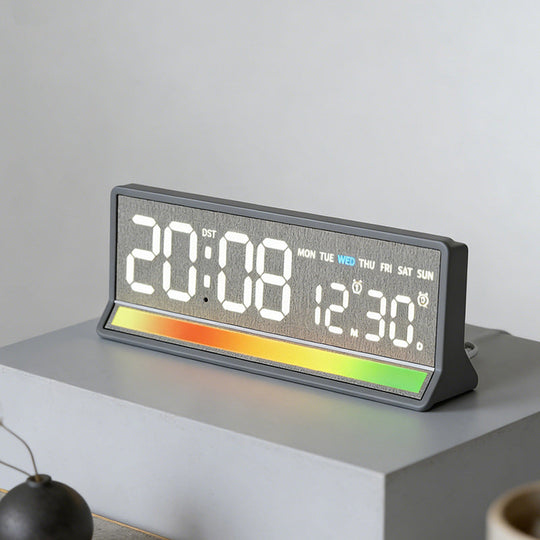 Réveil numérique moderne multifonction pour chambre et bureau 2