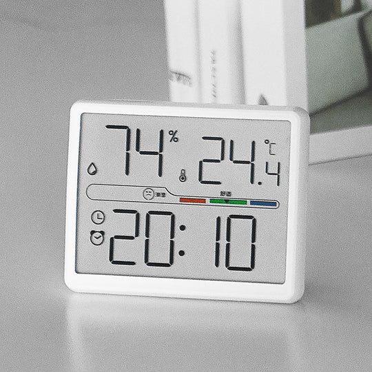 Réveil numérique multifonction avec affichage température et humidité 2