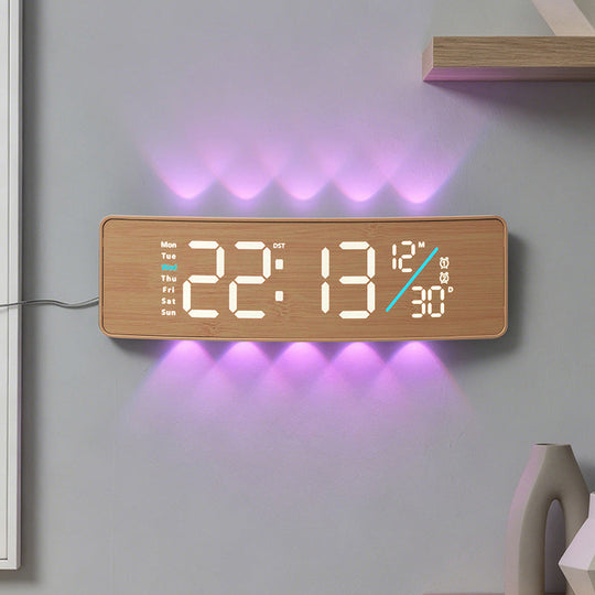 Réveil numérique multifonction moderne pour chambre et bureau 2